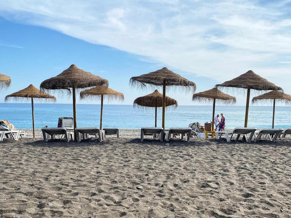 Escapada Familiar En Torrox Costa A 100M De La Playa, Vistas Al Mar Y Parking Gratis Apartamento Exterior foto